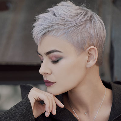 Beautiful grey hair colour by Total Look, Monmouth